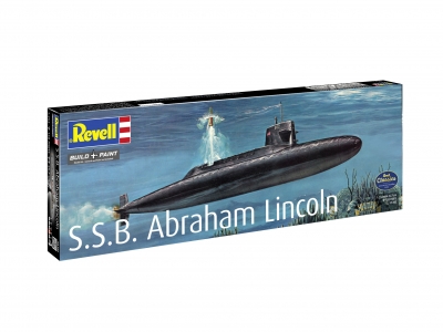 Сглобяем модел, Revell, Подводница S.S.B. Abraham Lincoln, 158 части