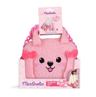 Козметичен комплект в чанта, Martinelia, Кученца, 4 части