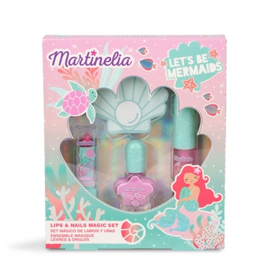 Козметичен комплект за устни и нокти, Martinelia, Русалки, 4 части