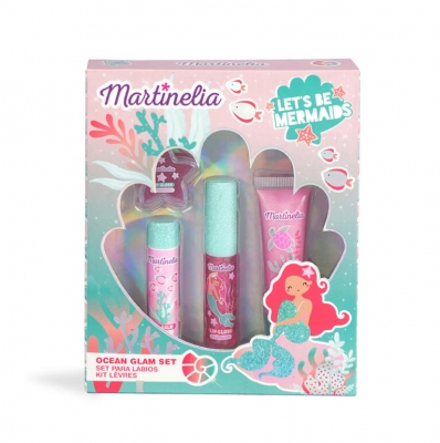 Комплект балсам и гланц за устни, Martinelia, Русалки, 4 части