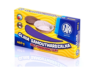 Самовтвърдяваща се глина, Astra, Виолетово, 460 гр.